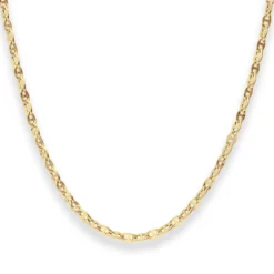 3,4mm Ankerkette-Steg Kette Collier Halskette aus 585 Gold Gelbgold 45cm