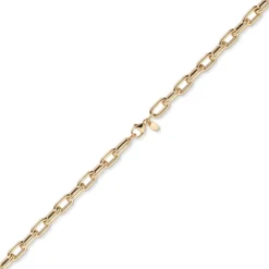 7,5mm Anker-Weit-Rechteck Kette Collier Halsschmuck aus 585 Gold Rotgold 45cm