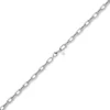 6mm Anker-Weit-Rechteck Kette Collier Halsschmuck aus 585 Gold Weißgold 45cm
