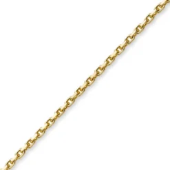 2,5mm Armband Armkette Ankerkette aus 750 Gold Gelbgold 21cm Unisex