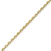 2,5mm Armband Armkette Ankerkette aus 585 Gold Gelbgold, 21cm, Unisex