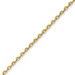 4mm Armband Armkette Ankerkette aus 750 Gold Gelbgold, 19cm, Herren