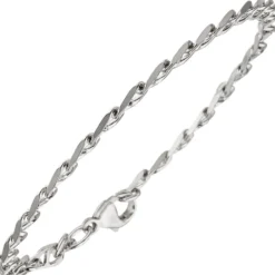 4,4mm Armband Armkette Armschmuck 925 Silber rhodiniert schlicht 21cm