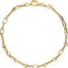 4,1mm Armband Armkette aus 333 Gold Gelbgold 19cm glänzend Armschmuck