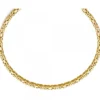 8mm Armband Armkette Königskette aus 750 Gold Gelbgold 23cm Herren