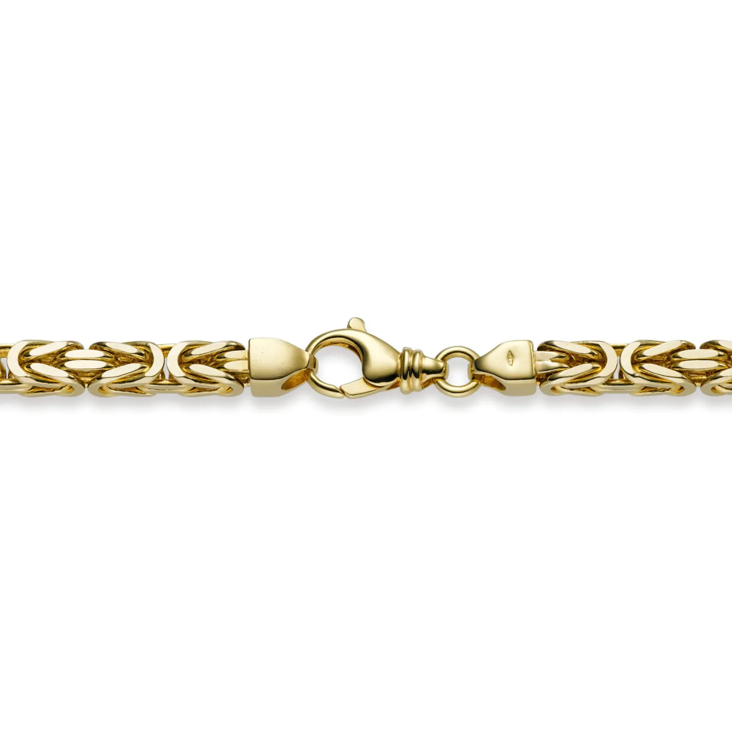 9mm Armband Armkette Königskette aus 585 Gold Gelbgold 24cm Herren
