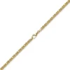 4mm Armband Armkette Königskette aus 585 Gold Gelbgold, 19cm, Unisex