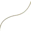 3mm Armband Armkette runde Königskette 585 Gold gelb/weiß bicolor 21cm Unisex