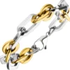 13,7mm Armband Armlette aus Edelstahl goldfarben beschichtet 20-22cm