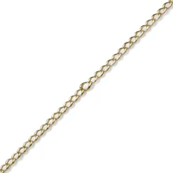 8mm Armband Armschmuck Phantasiekette aus 585 Gold Gelbgold glänzend 21cm