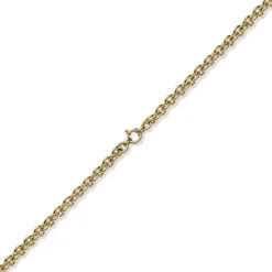 10mm Armband Armschmuck Rund-Ankerkette Ringelkette aus 585 Gold Gelbgold 19cm