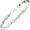 5,4mm Armband aus 925 Silber teilmattiert & rhodiniert 19cm Armschmuck Damen
