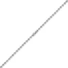 3,5mm Armband Bohnenkette Schiffsankerkette aus 585 Gold Weißgold 19cm