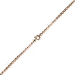 6mm Armband Erbskette aus 585 Gold Rotgold Armschmuck Armkette Goldarmband, 21cm