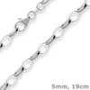5mm Armband Erbskette Silberarmband Armschmuck aus 925 Silber 19cm