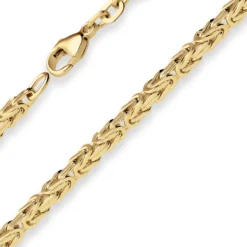 3,2mm Armband Königskette Goldarmband Armschmuck aus 585 Gold Gelbgold 23cm