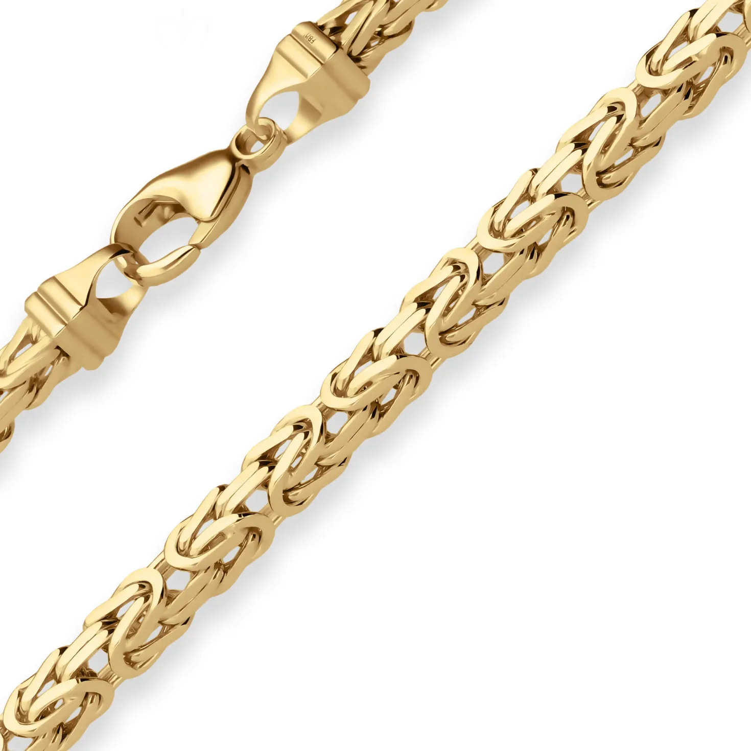 4mm Armband Königskette Goldarmband Armschmuck aus 333 Gold Gelbgold 19cm