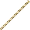 10mm Armband Panzerarmband 750 Gold Gelbgold massiv 4-seitig diamantiert 22cm