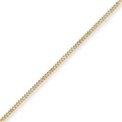 6,8mm Armband Panzerkette oval diamantiert Armschmuck aus 585 Gold Gelbgold 21cm