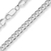 6,1mm Armband Panzerkette oval Silberarmband Armschmuck aus 925 Silber 19cm