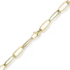 10mm Armband Phantasie-Armkette Armschmuck 585 Gold Gelbgold matt/glänzned 19cm