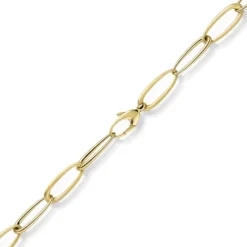 10mm Armband Phantasie-Armkette Armschmuck 585 Gold Gelbgold matt/glänzned 19cm