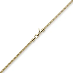 2mm Armband runde Himbeer-Kette aus 585 Gold Gelbgold Armschmuck Armkette, 21cm