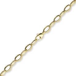 8,5mm Armband Spitzoval Armschmuck Armkette aus 585 Gold Gelbgold 19cm