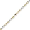 6,5mm Armband Weit-Ankerkette 585 Gold Gelbgold Weißgold bicolor 21cm Armschmuck
