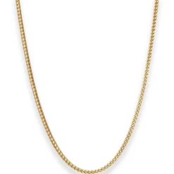 1,5mm Bingokette Collier Halskette aus 585 Gold Gelbgold 50cm