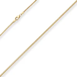 1,5mm Bingokette Collier Halskette aus 585 Gold Gelbgold 60cm