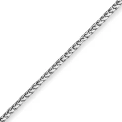 2,1mm Bingokette Goldkette Collier Halskette aus 585 Gold Weißgold 45cm