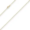 1mm Bingokette Goldkette Collier Halskette aus 585 Gold Gelbgold 50cm