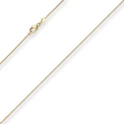 1mm Bingokette Goldkette Collier Halskette aus 585 Gold Gelbgold 50cm