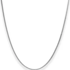 1,3mm Bingokette Goldkette Collier Halskette aus 585 Gold Weißgold 45cm