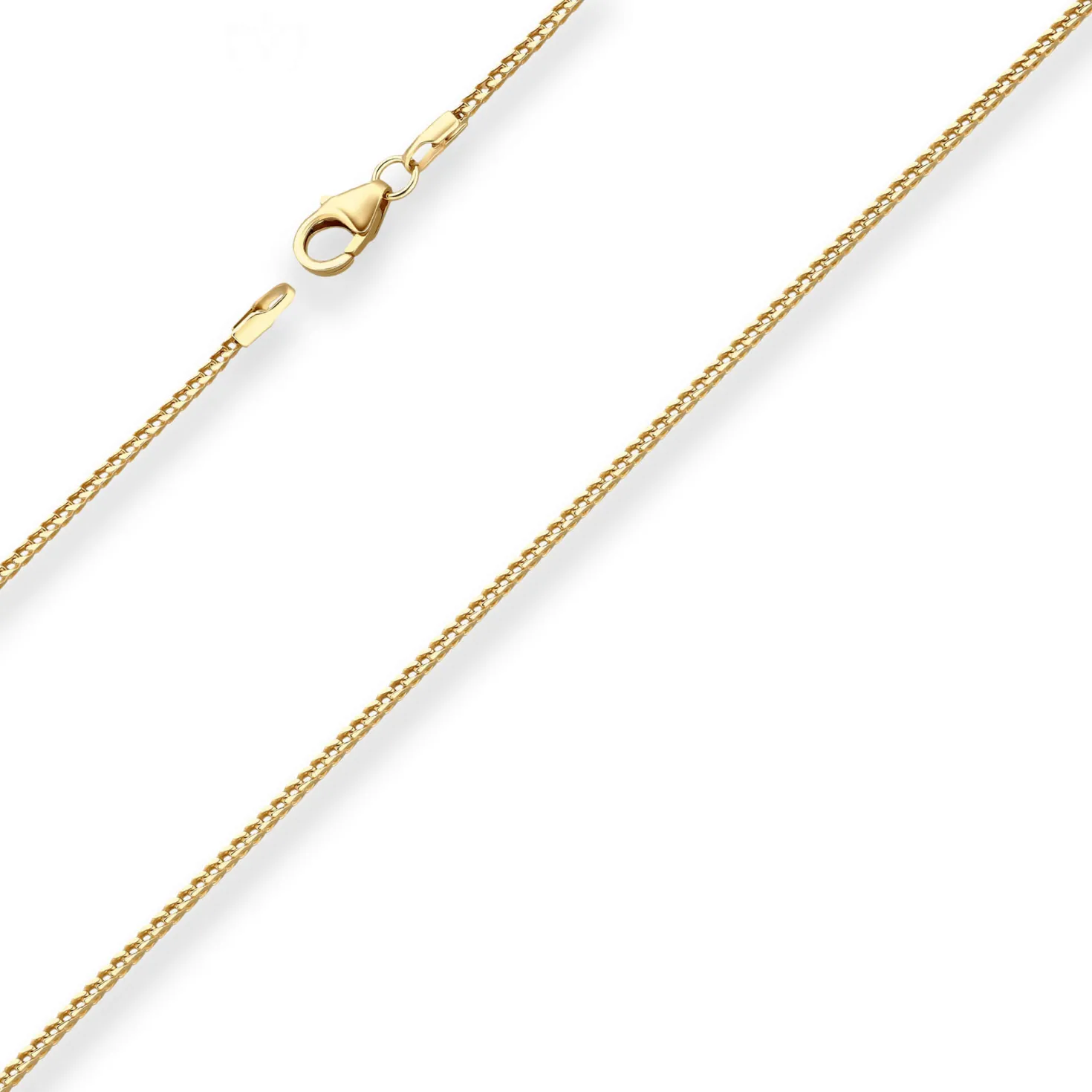 1,3mm Bingokette Goldkette Collier Halskette aus 585 Gold Gelbgold 40cm