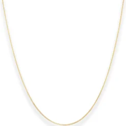 1mm Bingokette Goldkette Collier Halskette aus 333 Gold Gelbgold 45cm