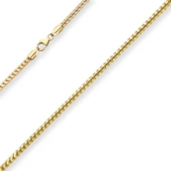 2,5mm Bingokette Goldkette Collier Halskette aus 375 Gold Gelbgold 45cm