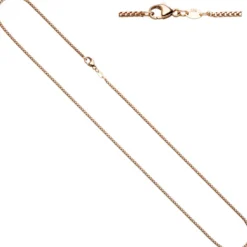 1,5mm Bingokette Halskette Collier Goldkette Kette 585 Gold Rotgold 42cm