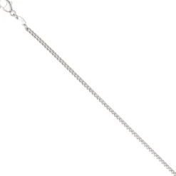 1,5mm Bingokette Kette Halskette Collier aus 585 Gold Weißgold 45cm