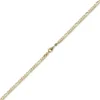4,5mm Collier diamantierte Figarokette aus 585 Gold Gelbgold Halsschmuck, 60cm