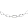 7,1mm Collier Halskette aus 925 Silber mit 154 weißen Zirkonia 45cm Halsschmuck