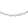 5,4mm Collier Halskette 925 Silber teilmattiert & rhodiniert 45cm Halsschmuck