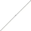 1,8mm Collier Kugelkette aus 750 Gold Weißgold Rotgold bicolor Halsschmuck, 45cm