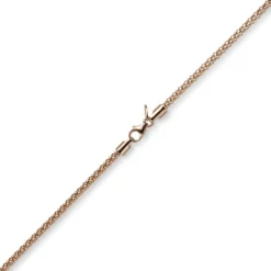 2mm Collier runde Himbeer-Kette aus 585 Gold Rotgold Halsschmuck Halskette, 45cm