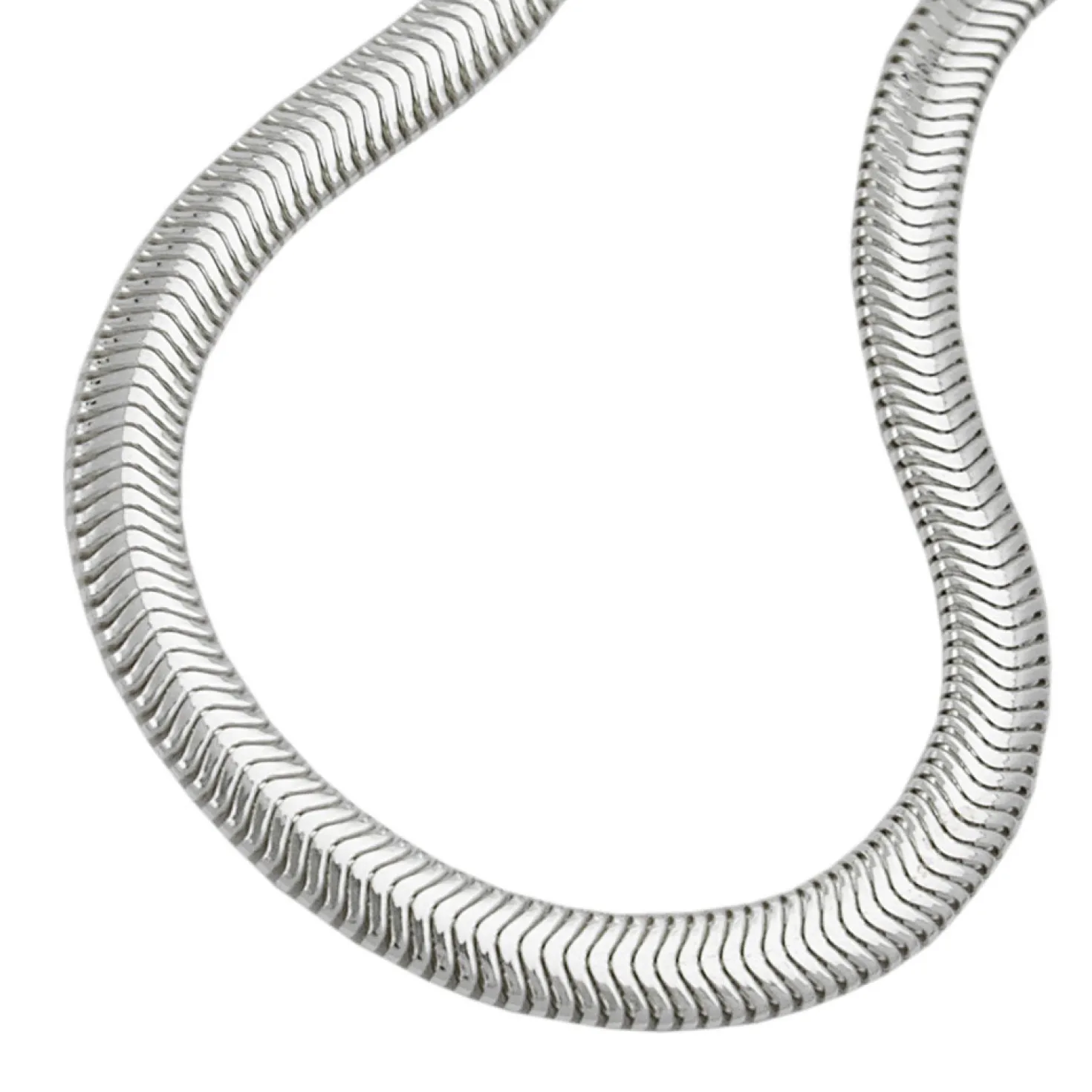 4mm Collier Schlangenkette 925 Echt Silber 45cm Halsschmuck Silberkette