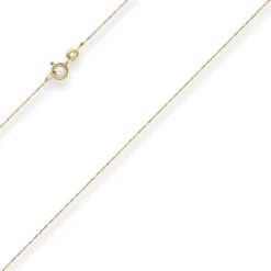 0,7mm Criss-cross-Kette Collier Halskette aus 585 Gold Gelbgold 50cm