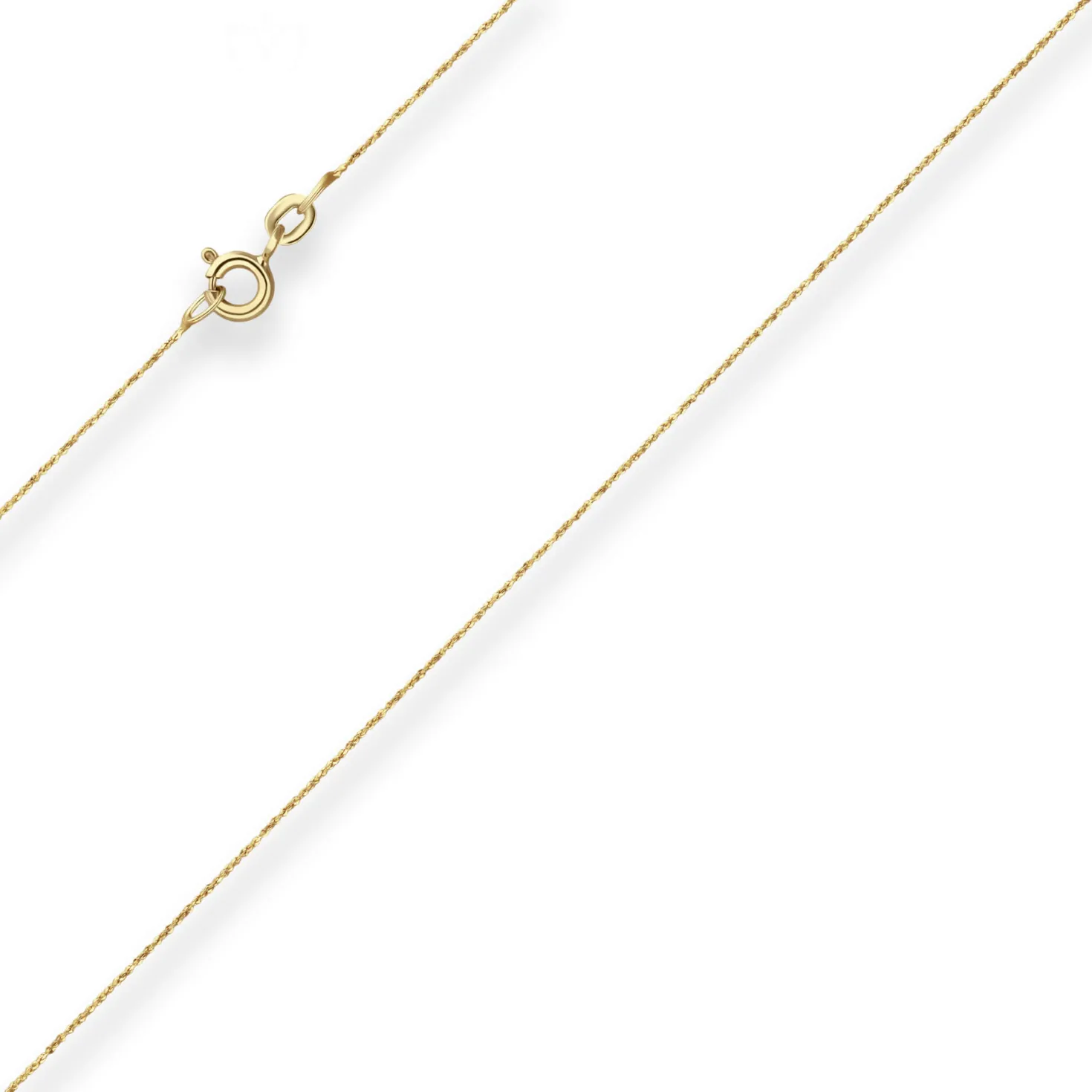 0,7mm Criss-cross-Kette Collier Halskette aus 585 Gold Gelbgold 50cm
