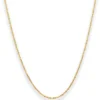1,4mm Criss-cross-Kette Goldkette Collier Halskette aus 585 Gold Gelbgold 40cm