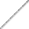 4,9mm Dollarkette Silberkette Collier Halskette aus 925 Silber rhodiniert 45cm